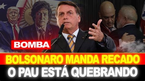 BOLSONARO MANDA RECADO A DIREITA ESTÁ UNIDA REVIRAVOLTA NO BRASIL