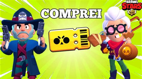 Comprei O Novo Brawl Pass No Brawl Stars Youtube