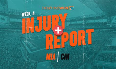 Dolphins injury report: 15 players listed ahead of Bengals game