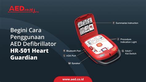 Begini Cara Penggunaan Aed Defibrillator Hr Heart Guardian Aed