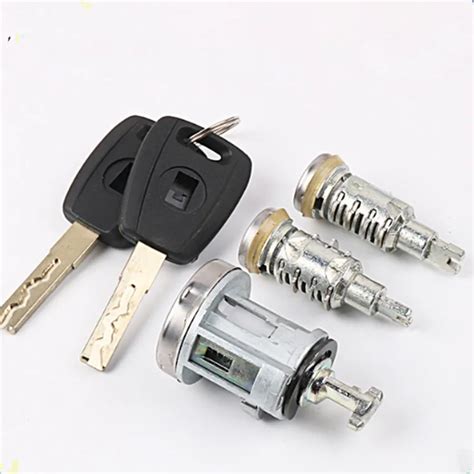 DAKATU Full Set Door Lock Cylinder For Fiat Ignition Lock Set Car Door