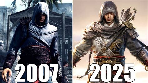 Evolution Of Assassins Creed Games 2007 2025 Youtube