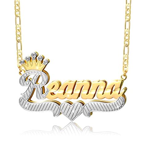 Best Gold Double Nameplate Necklace A Fashion Statement You Can Wear