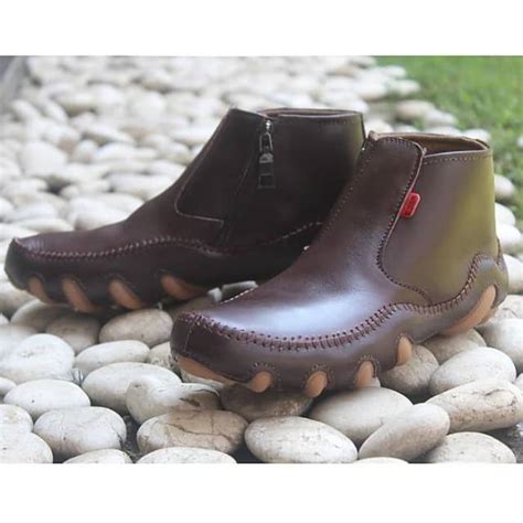 Jual SULTAN FOOTWEAR Sepatu Formal Pria Maldini Semi Boots Zipper