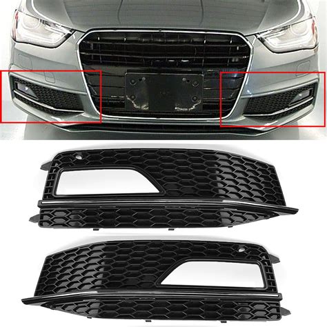 Audi A B Yrs Honeycomb Black Foglight Grills Rs S Line Models