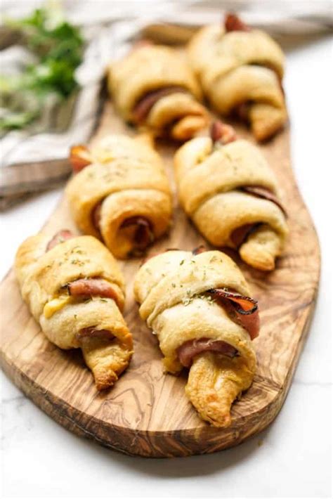 Ham and Cheese Crescent Roll Ups - Joyous Apron