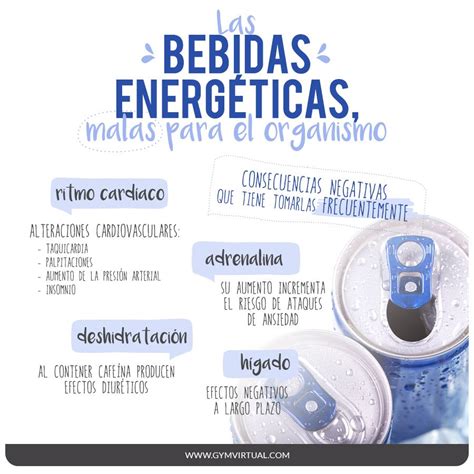 LAS BEBIDAS ENERGÉTICAS MALAS PARA EL ORGANISMO GYM VIRTUAL