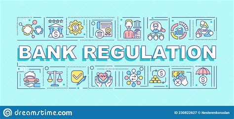 Bank Regulation Vector Infographic In Minimal Outline Style