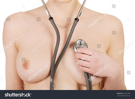 Nude Woman Wearing Stethoscope Stock Photo 363291887 Shutterstock