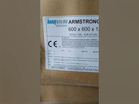 Армстронг Ритейл Борд 600х600х12мм потолочная плита для магазинов и ...