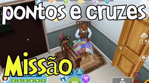 MISSÃO PONTOS E CRUZES COMENTADA E COMPLETA NO THE SIMS FREEPLAY YouTube