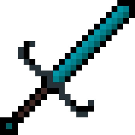 Download Aqua Fusion 32x Diamond Sword Demon Sword Pixel Art Full