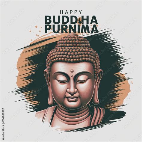 Buddha Purnima Social Media Poster Vesak Day Buddha Purnima Poster