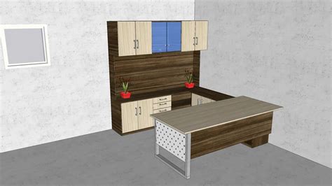 Boss Cabin Office Table 3D Warehouse