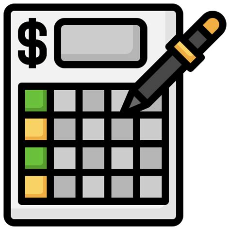 Spreadsheet Surang Lineal Color Icon