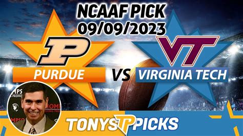 Purdue Vs Virginia Tech 992023 Week 2 Free College Football Picks And Prediction On Ncaaf