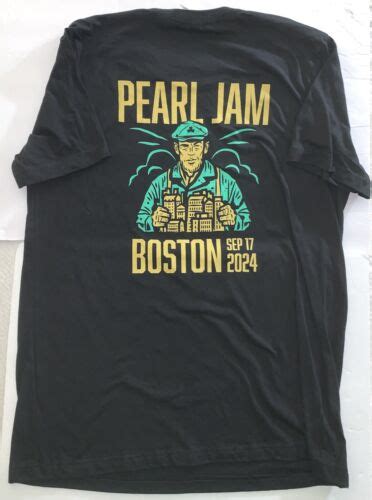 Pearl Jam Boston T Shirt 2x 917 2024 Fenway Park Pj New Ebay