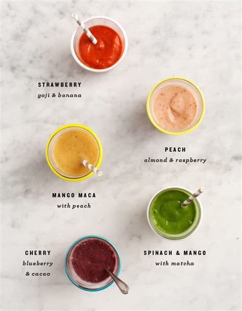 Rainbow Breakfast Smoothies Recipe - Love and Lemons