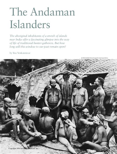 (PDF) The Andaman Islanders