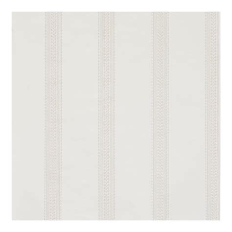 Schumacher Lorraine Stripe Wallpaper in Linen | Chairish