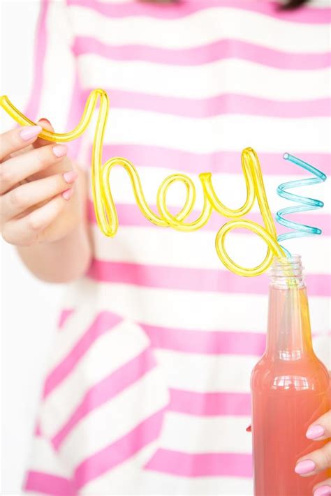 Summer Lovin Diy Crazy Straws Crazy Straws Summer Diy Diy Summer Decor