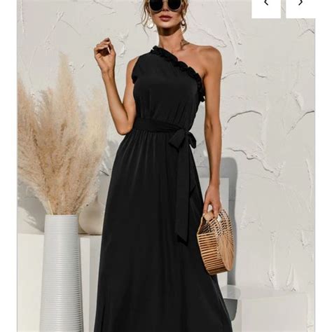 Beachsissi Skew Neck Stringy Selvedge Maxi Dress Maxi Dress