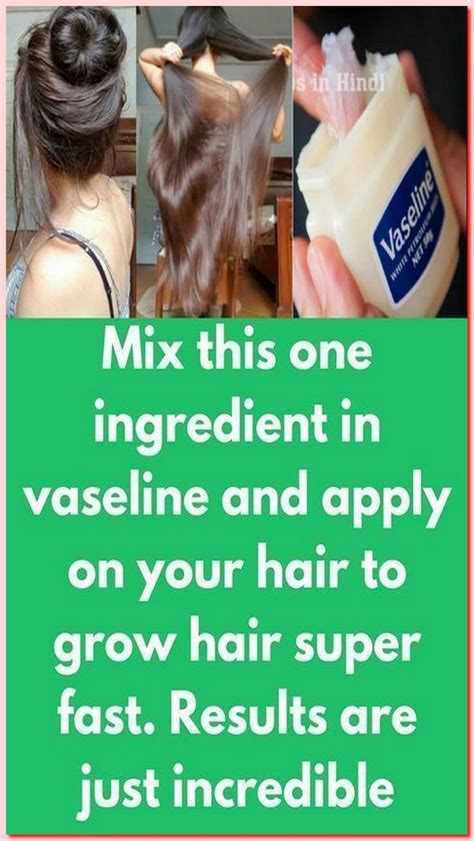 How To Use Vaseline For Grow Hair Super Fast Grow Hair Extremely