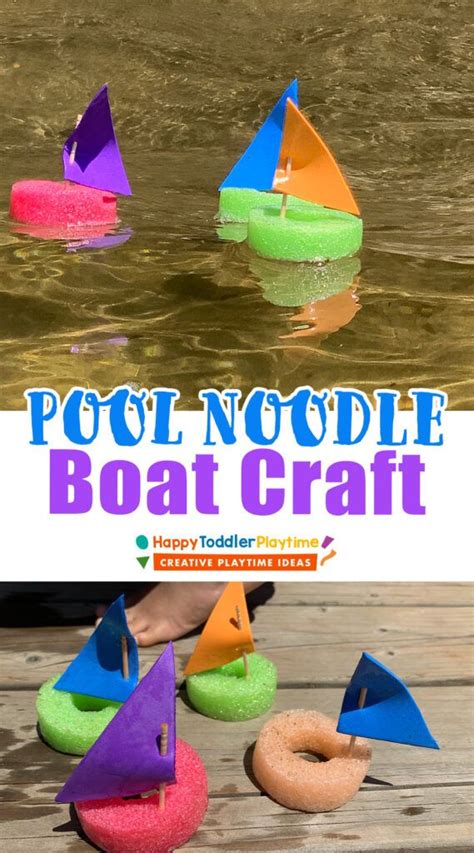 Pool Noodle Boats Summer Craft Artofit