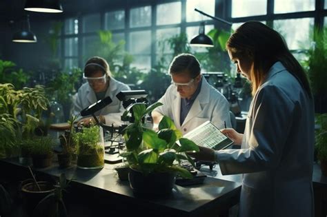 Grupo De Cient Ficos Ambientales Que Estudian La Ia Generativa Foto