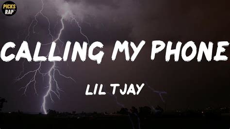 Lil Tjay Calling My Phone Lyrics Youtube