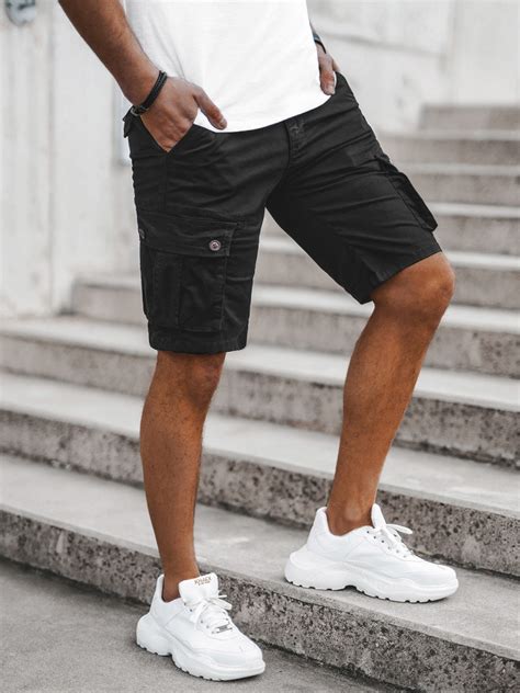 Men S Chino Shorts Black Ozonee T Bb Men S Clothing Ozonee