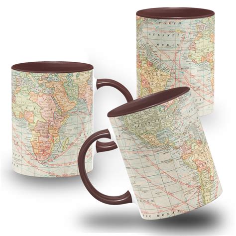 Caneca Mapa Múndi Países Do Mundo Planeta Mapa Mundi Shopee Brasil