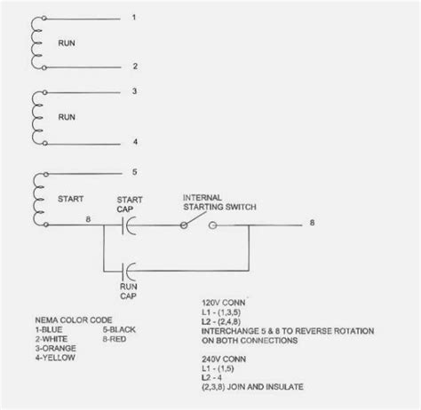 Emerson 1hp Electric Motor Wiring Diagram