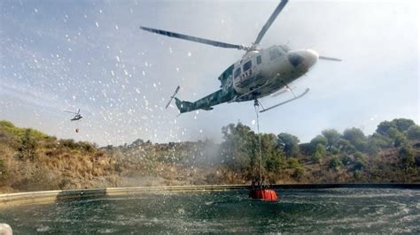 Parte de los 6 000 depósitos de agua contra incendios están secos