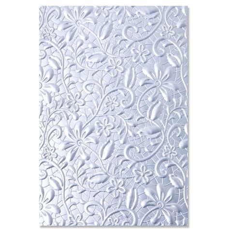 Lacey D Textured Impressions Embossing Folder Sizzix Michaels