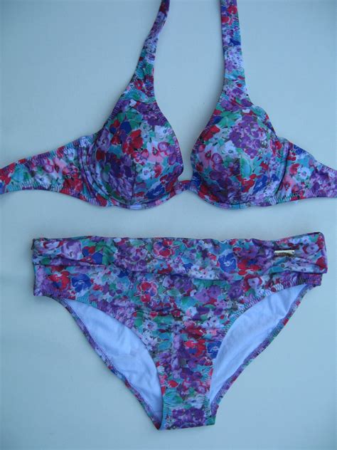 Marken Push Neckholder B Gel Bikini Gr Cup B Millefleur Neu A