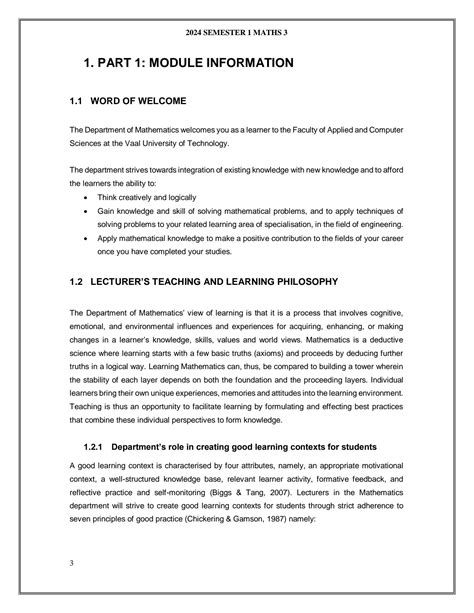 Solution Mathematics 3 Learner Guide 2024 Studypool