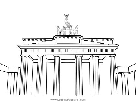 Germany Coloring Pages Printable Alemania Flag Colouring Map