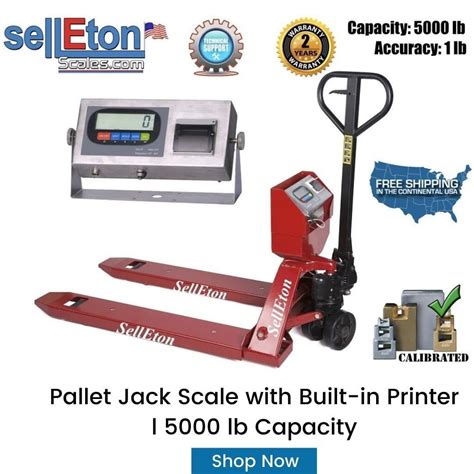 Pallet jack scale with built in printer | Pallet jack, Pallet, Floor scale