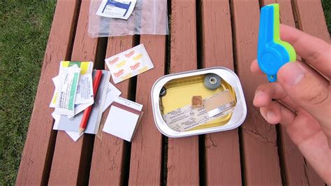 Survival Kit That Fits Inside A Sardine Can Youtube