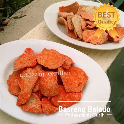 Jual Basreng Balado Gr Bakso Baso Goreng Pedas Keripik Basreng