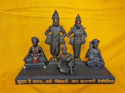 Sacred Statue Set: Vithhal Rukmini, Chatrapati Shivaji Maharaj ...