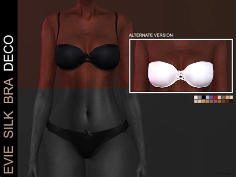 The Sims Resource Evie Silk Lingerie Set