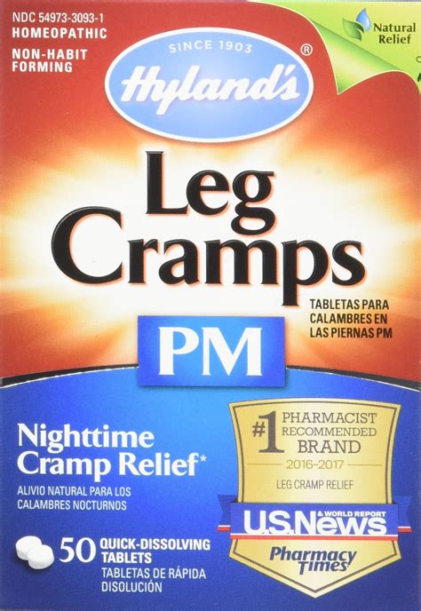 Hylands Leg Cramps 100 Tablets Health And Personal Care