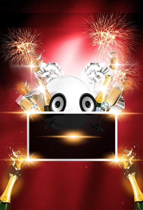 Birthday Party Poster Background Material Birthday Party Posters