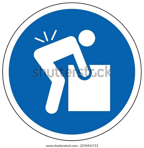 Lifting Instruction Sign Labels Stock Vector Royalty Free 2276941715