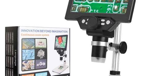 G1200 12MP DIGITAL MICROSCOPE 1-1200X CONTINUOUS ZOOM MAGNIFIER OPTICAL ...