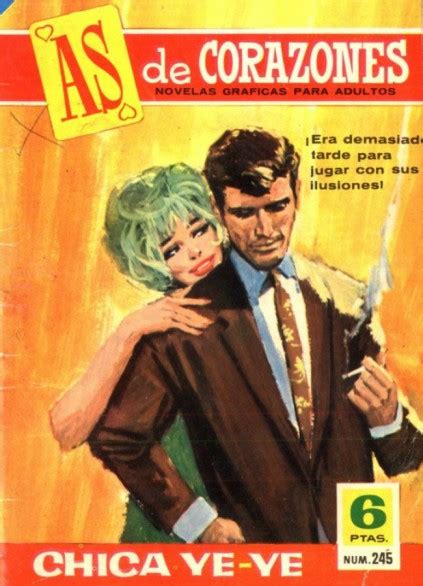 AS DE CORAZONES 1960 BRUGUERA 245 Ficha de número en Tebeosfera