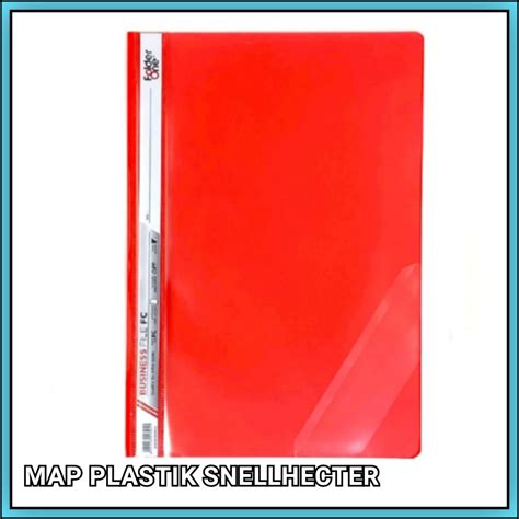 Business File Map Snelhecter Plastik Folio Warna Merah Pcs Lazada