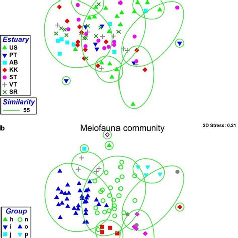 Non Metric Multidimensional Scaling N MDS Ordination Plot Based On